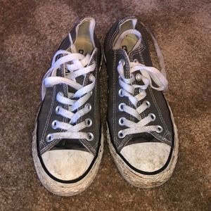 Gray Low Top Converse
